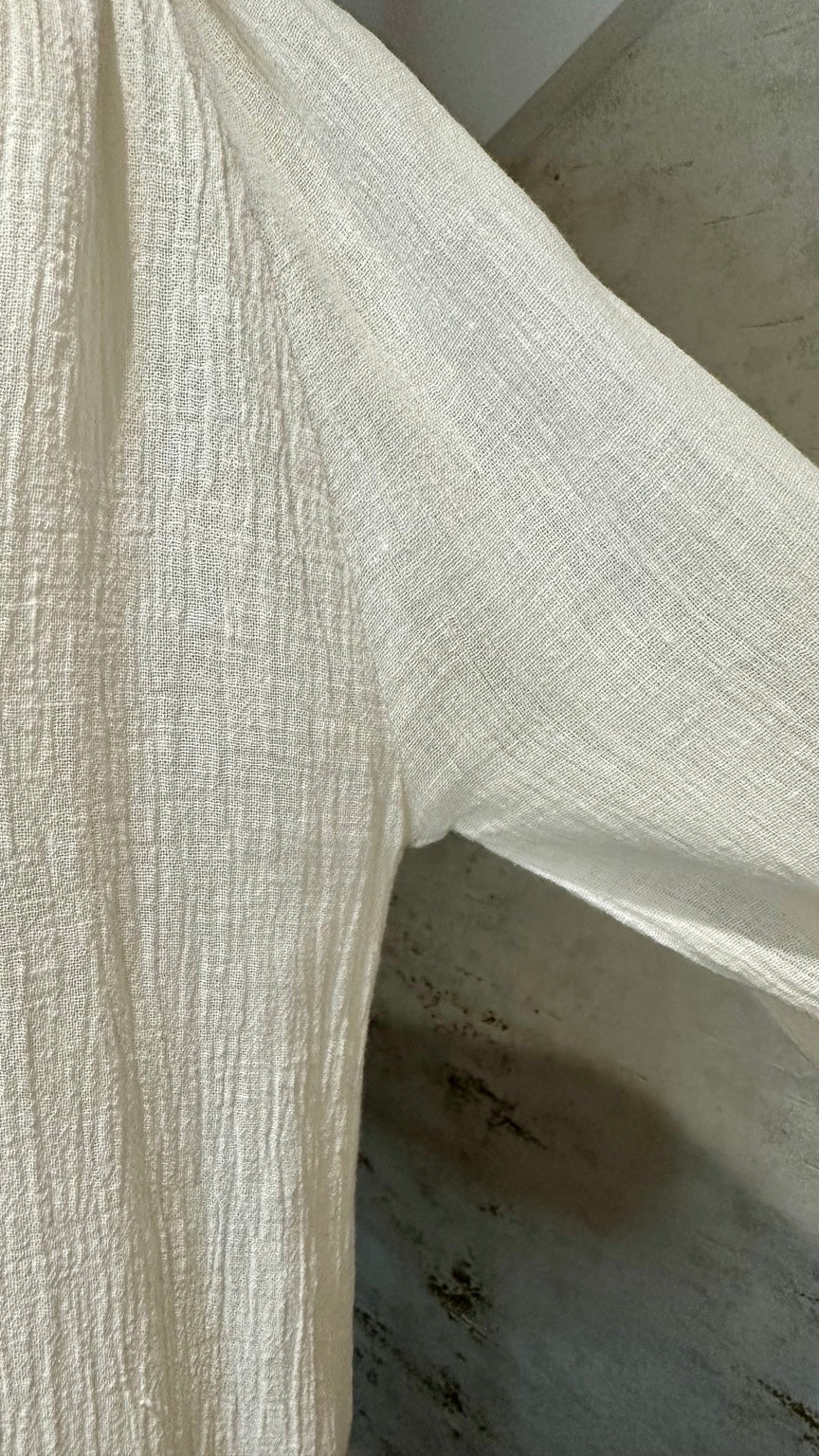 A36 original garment photograph — fabric, construction or side detail