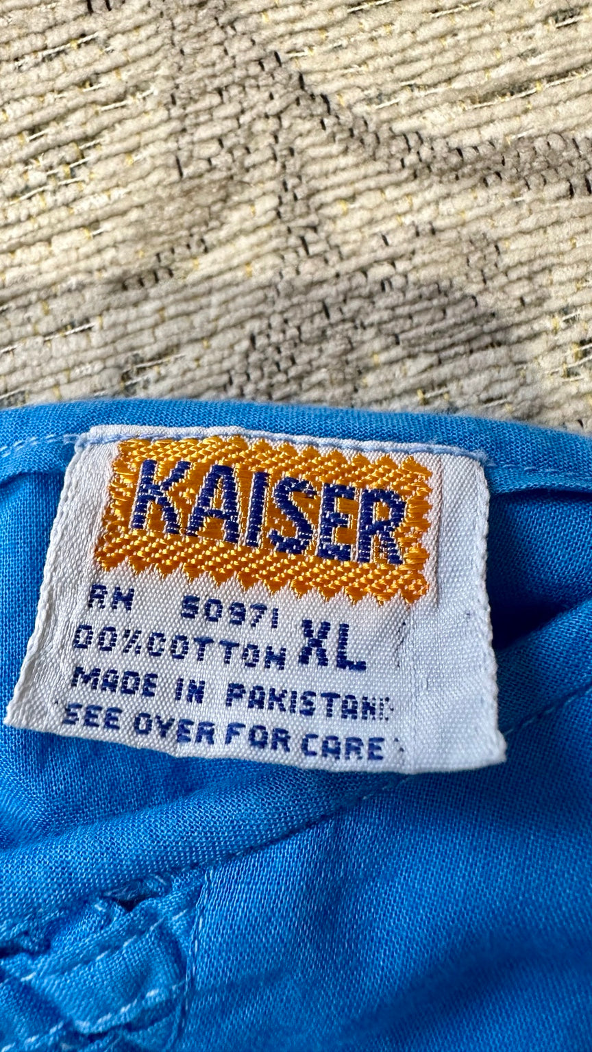 Kaiser XL 100% cotton label