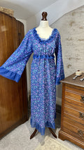 Late 1960s–Early 1970s Sheer Floral Maxi Dress — IMG_3735.jpeg