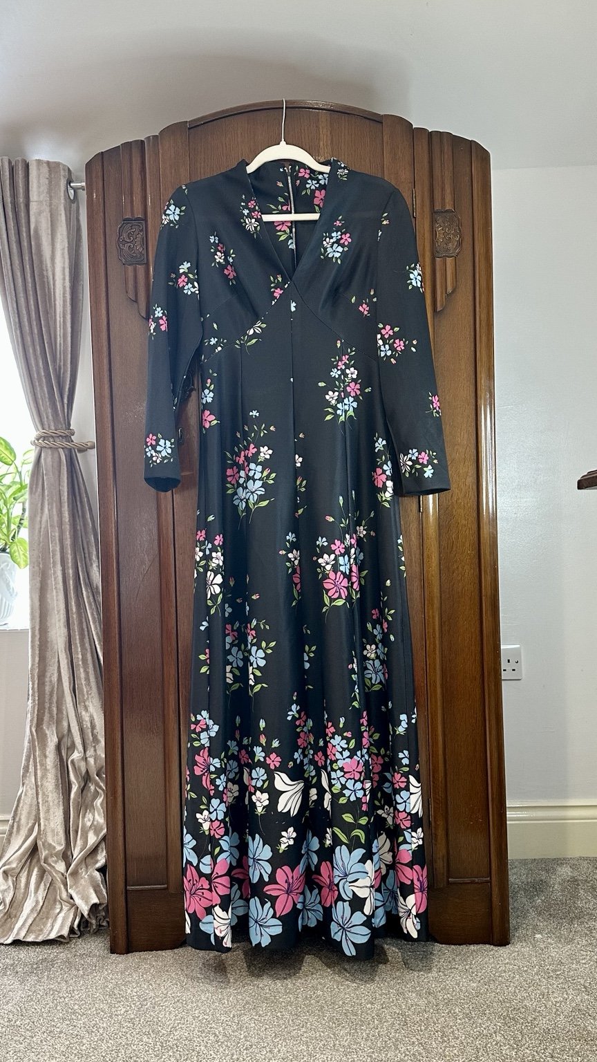1970s Handmade Black Floral Maxi Dress — IMG_5013(1).jpeg
