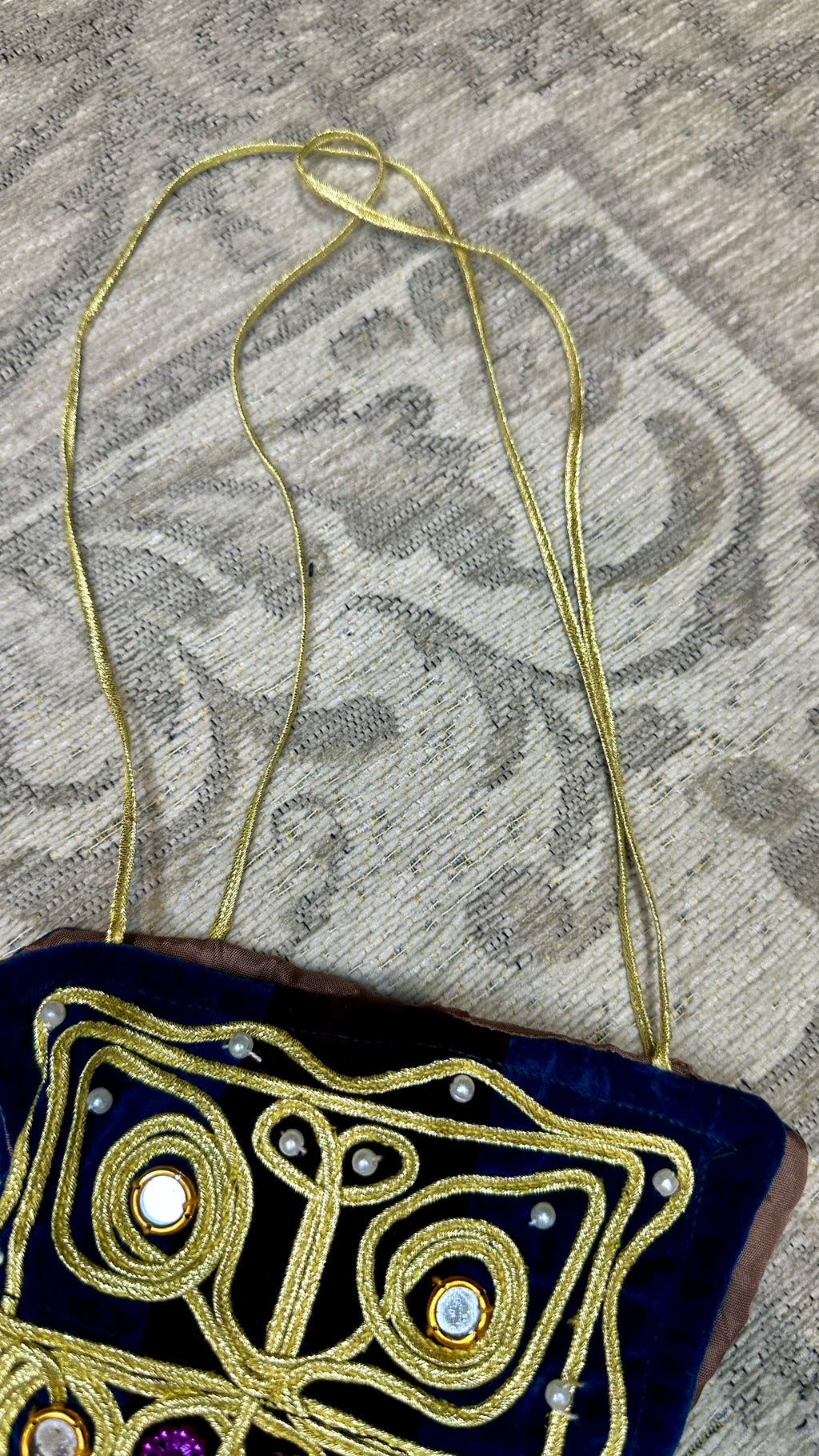 1960s–70s Afghan Mirrorwork Shoulder Bag