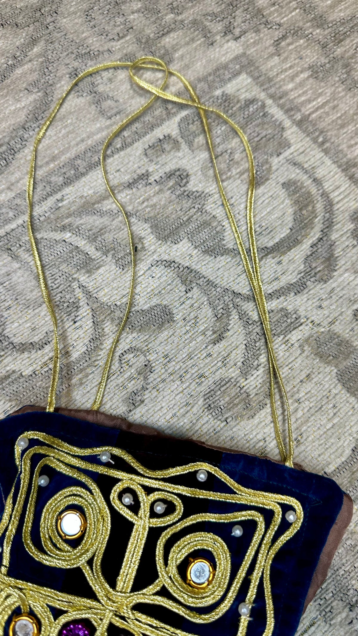 1960s–70s Afghan Mirrorwork Shoulder Bag